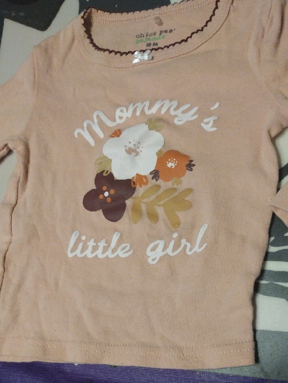 chick pea Pink Floral "Mommy's Little Girl" Pajama Set - Picture 2 of 8